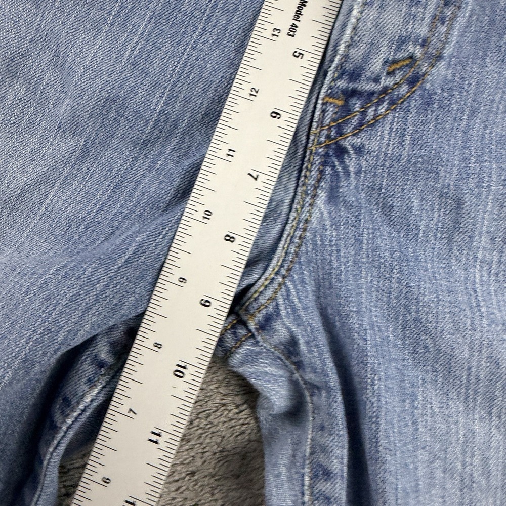 Levis 515 Boot Cut Stretch Jeans Womens 8 Short Blue Medium Wash Mid Rise - Picture 9 of 14